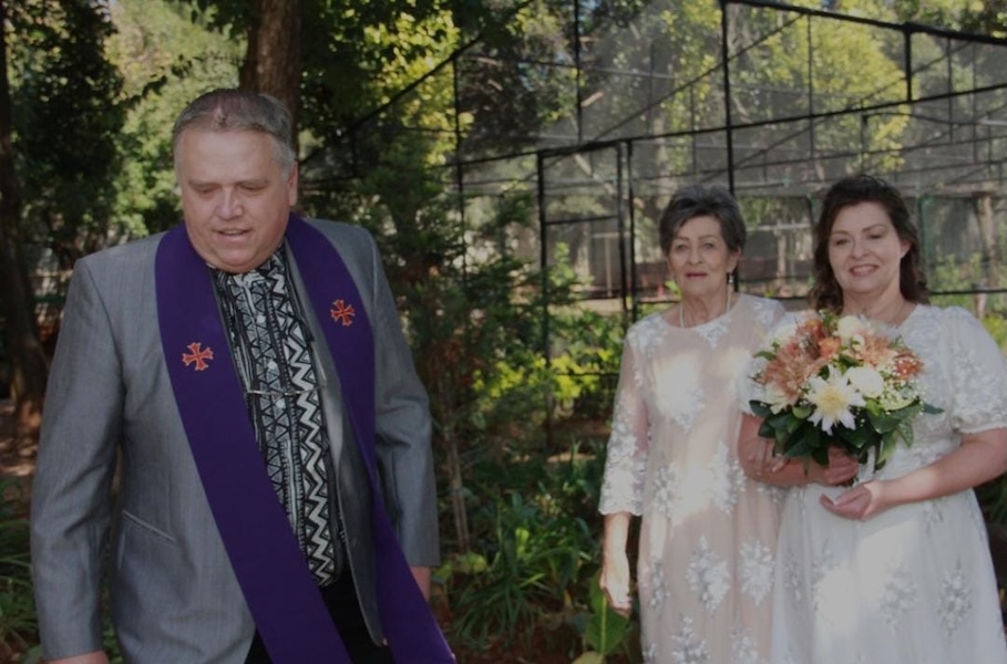 Wedding ceremony by Dr. Gerrit Rademeyer in Piketberg