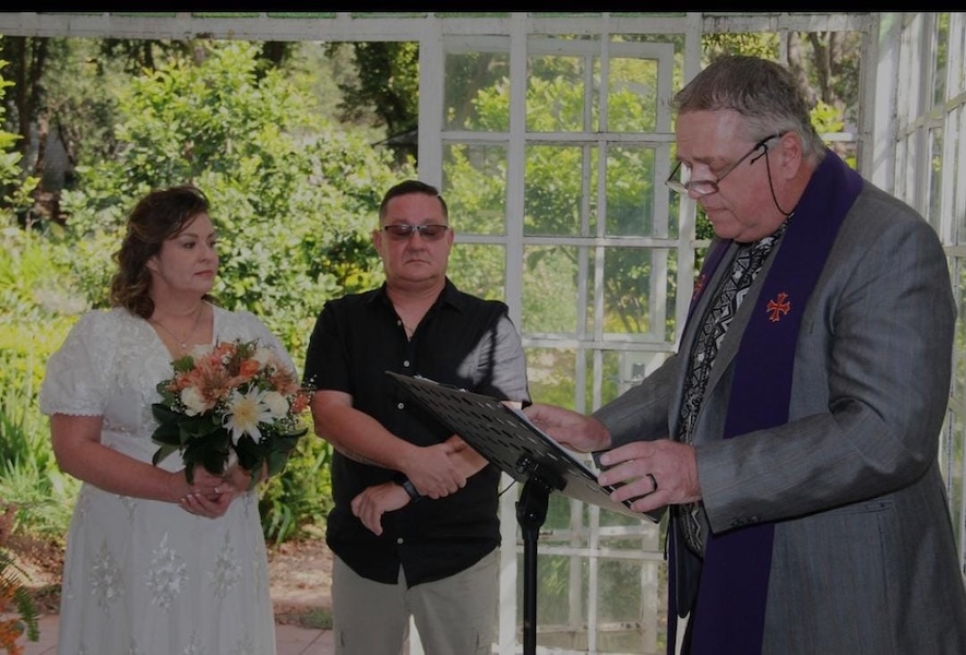 Wedding ceremony by Dr. Gerrit Rademeyer in Piketberg